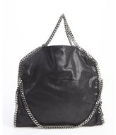 Thumbnail for your product : Stella McCartney black faux suede embroidered chain tote