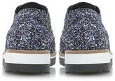 Thumbnail for your product : Dune Ladies FLEEK Glitter Flatform Shoe in Blue Size UK 3