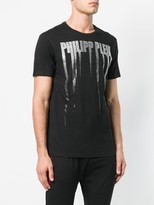 Thumbnail for your product : Philipp Plein draped logo print T-shirt
