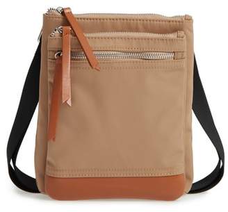 LODIS Los Angeles Zora RFID Nylon & Leather Crossbody Bag