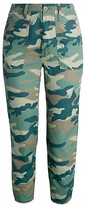 Thumbnail for your product : Mother Shaker Camo Cropped Pants