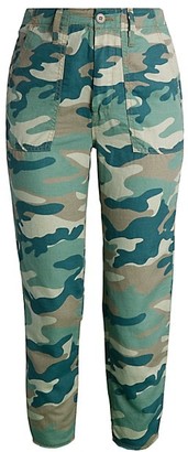 Mother Shaker Camo Cropped Pants