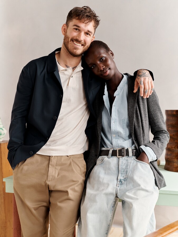 unstructured stretch ponte blazer