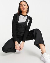 Thumbnail for your product : Collusion dungarees in black