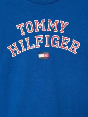 Tommy Hilfiger Junior logo print T-shirt