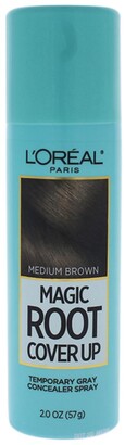 L'Oreal I0087779 2 oz Magic Root Cover Up Temporary Gray Concealer Hair Color Spray - Medium Brown by Paris for Women