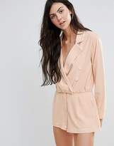 Thumbnail for your product : Endless Rose Long Sleeve Tailored Romper
