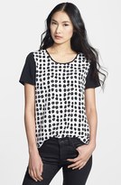 Thumbnail for your product : Chaus Colorblock Print Blouse