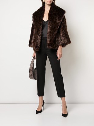 Natori Textured Furry Jacket
