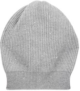 Thumbnail for your product : Brunello Cucinelli Sequined cashmere-blend beanie