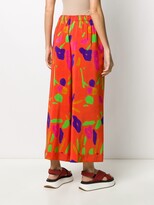 Thumbnail for your product : Daniela Gregis Printed Palazzo Trousers