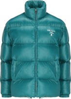 Thumbnail for your product : Prada Logo Printed Puffer Jacket