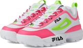 Thumbnail for your product : Fila Disruptor II Premium (White/Knockout Pink/Green Gecko) Women's Shoes