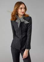 Thumbnail for your product : Giorgio Armani Tartan Pattern Wool Blend Jacket