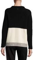 Thumbnail for your product : Escada Sport Swellmap Colorblocked Wool Sweater