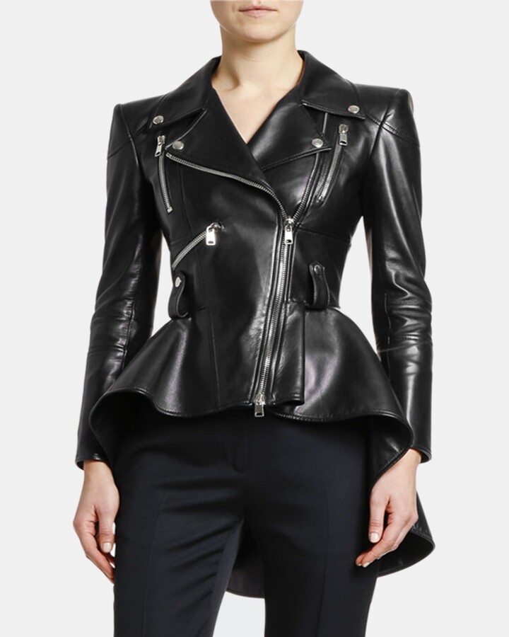 alexander mcqueen leather jackets