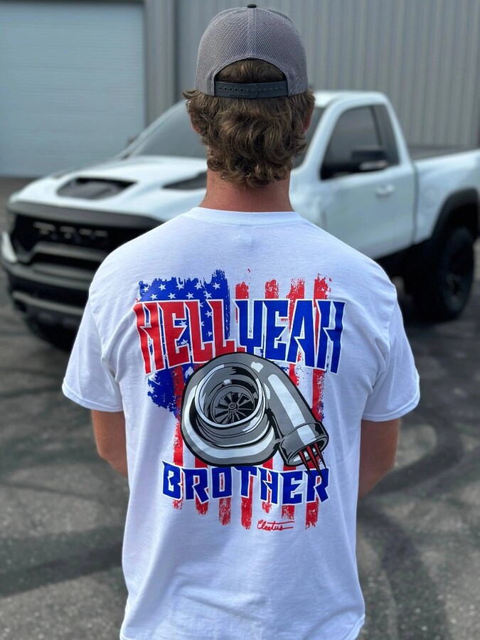 HELL YEAH BROTHER T-Shirt Men Women Cotton Tees Short Sleeve Luxury Brand T-shirt Streetwear Men & apos;s T-shirt Summer Tops Clothing