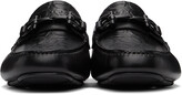 Thumbnail for your product : Ferragamo Black Gancini Ornament Driver Loafers