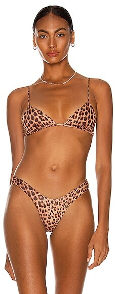 Monica Hansen Beachwear 90's Vibe Simple Demi Bra in Brown - ShopStyle  Swimwear
