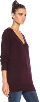 Thumbnail for your product : Equipment Asher V Neck Sweater in Cabernet