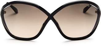 Tom Ford Women's Bella Oversized Round Sunglasses, 75mm