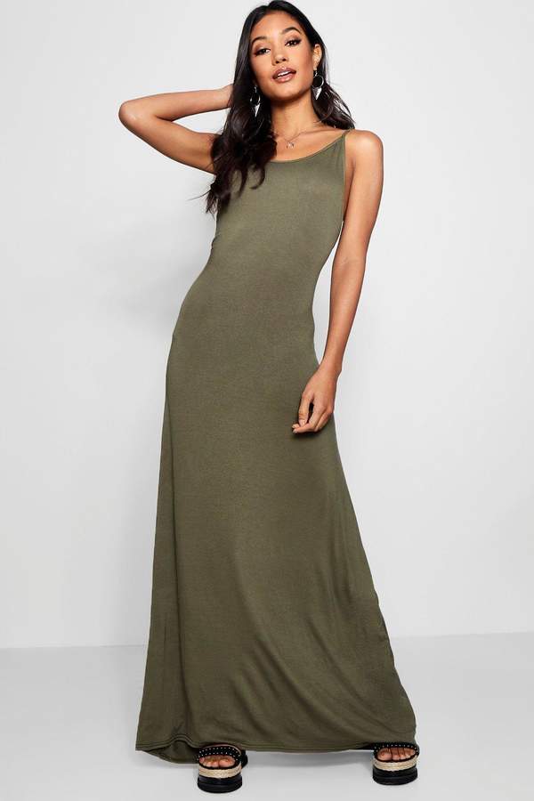 boohoo Libby Strappy Low Back Maxi Dress - ShopStyle