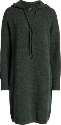 Vero Moda Hooded Long Sleeve Sweater Dress - ShopStyle