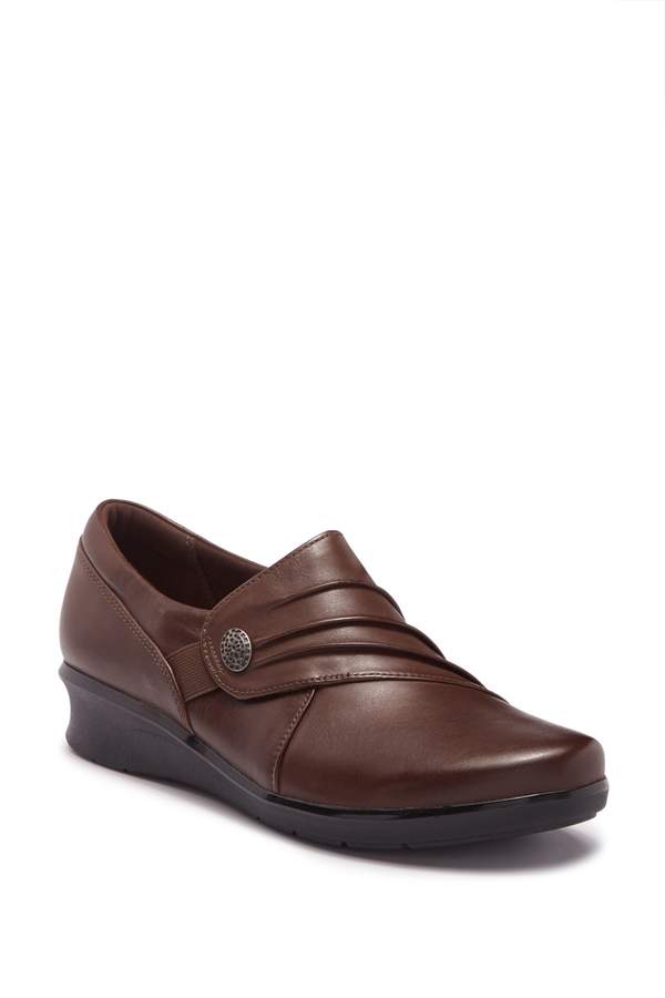 Clarks Hope Roxanne Leather Wedge Wide Width Available ShopStyle