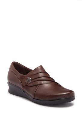Clarks Hope Roxanne Leather Wedge - Wide Width Available