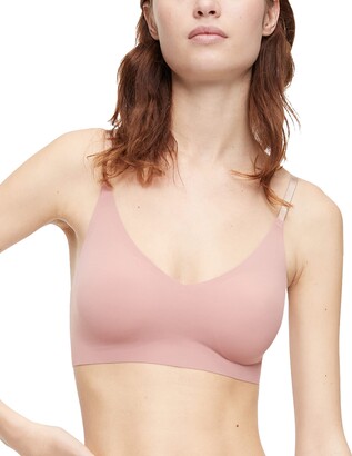 Calvin Klein Women's Invisibles Comfort Seamless Wirefree Lightly