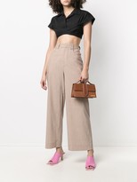 Thumbnail for your product : Jacquemus Short-Sleeve Crop Top