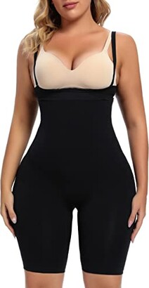 SHAPERX High Waist Tummy Control Panty Thong Bodysuit Seamless Slimming  Body Shaper Shapewear for Women - ShopStyle