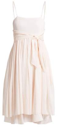 Loup Charmant - Lily Layered Cotton Dress - Womens - Light Pink