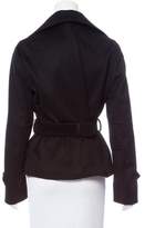 Thumbnail for your product : Luciano Barbera Belted Wool Jacket