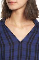 Thumbnail for your product : Madewell Plaid Shirred Neck Shirt