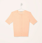 Thumbnail for your product : LOFT Petite Pointelle Short Sleeve Cardigan
