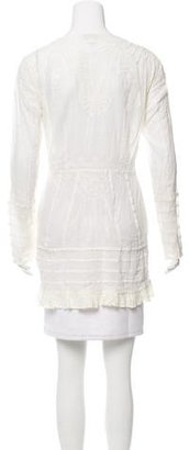 Temperley London Sheer Embroidered Tunic