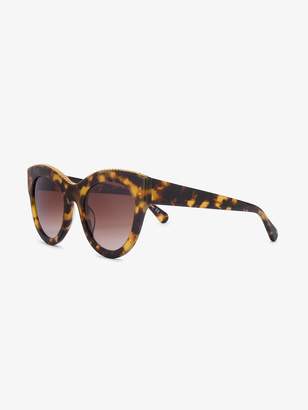 Stella McCartney Eyewear Eyewear tortoiseshell Havana Oversized Square Sunglasses