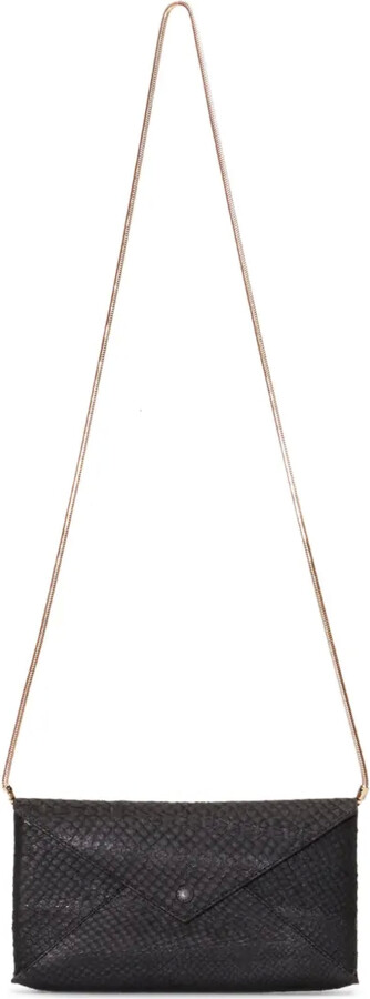OSKLEN Snakeskin Envelope Clutch