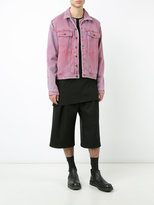 Thumbnail for your product : Y/Project Y / Project denim cut-out trucker jacket