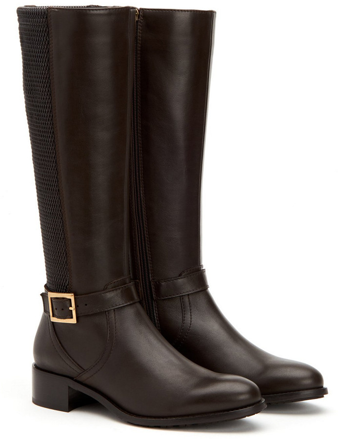 Aquatalia Buckle Leather Boot | Shop 