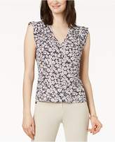 Thumbnail for your product : Nine West Cap-Sleeve Blouse