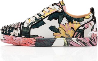 Christian Louboutin Fun Louis Junior Spikes Floral Sneaker - ShopStyle