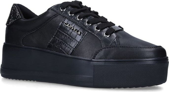 carvela flatform trainers