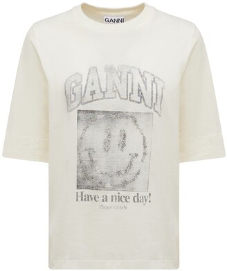 Ganni Women's T-shirts | Shop the world's largest collection of 