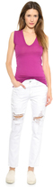 Thumbnail for your product : Enza Costa Bold U Neck Tank