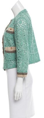 Etro Lace Button-Up Cardigan