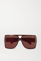 Thumbnail for your product : Givenchy Oversized D-frame Acetate Sunglasses