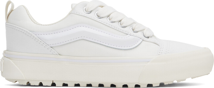 Vans White Knu Skool Mte-1 Sneakers