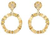 Thumbnail for your product : Loren Stazia Women's Diamanté Clip-On Drop Earrings - Gold